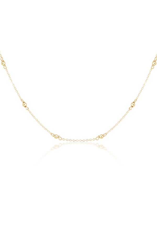 EN Simplicity Choker Necklace - Gold