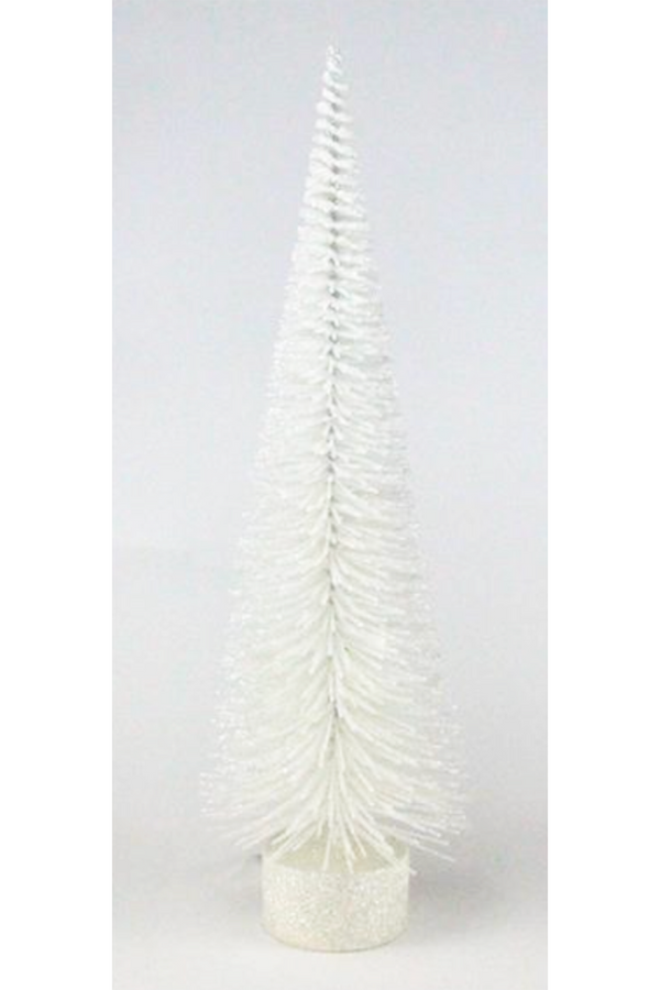 Bottle Brush Pine Tree - White