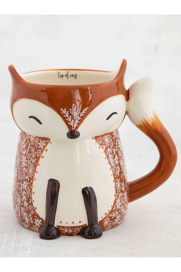 Folk Mug - Cozy Fox