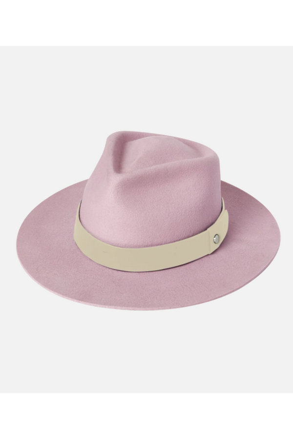 Ladies Fedora Hat - Cara Dusty Pink