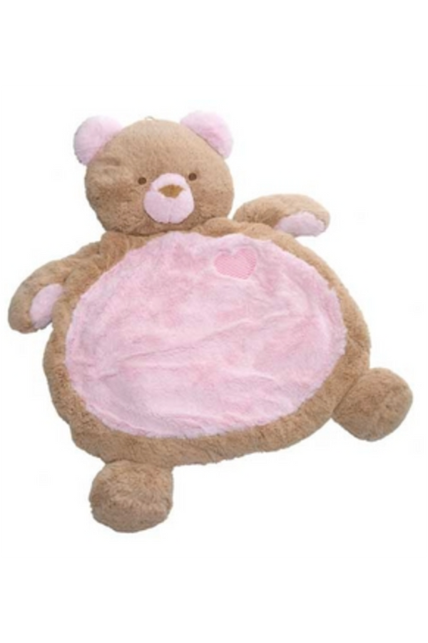 Baby Play Mat - Pink Bear