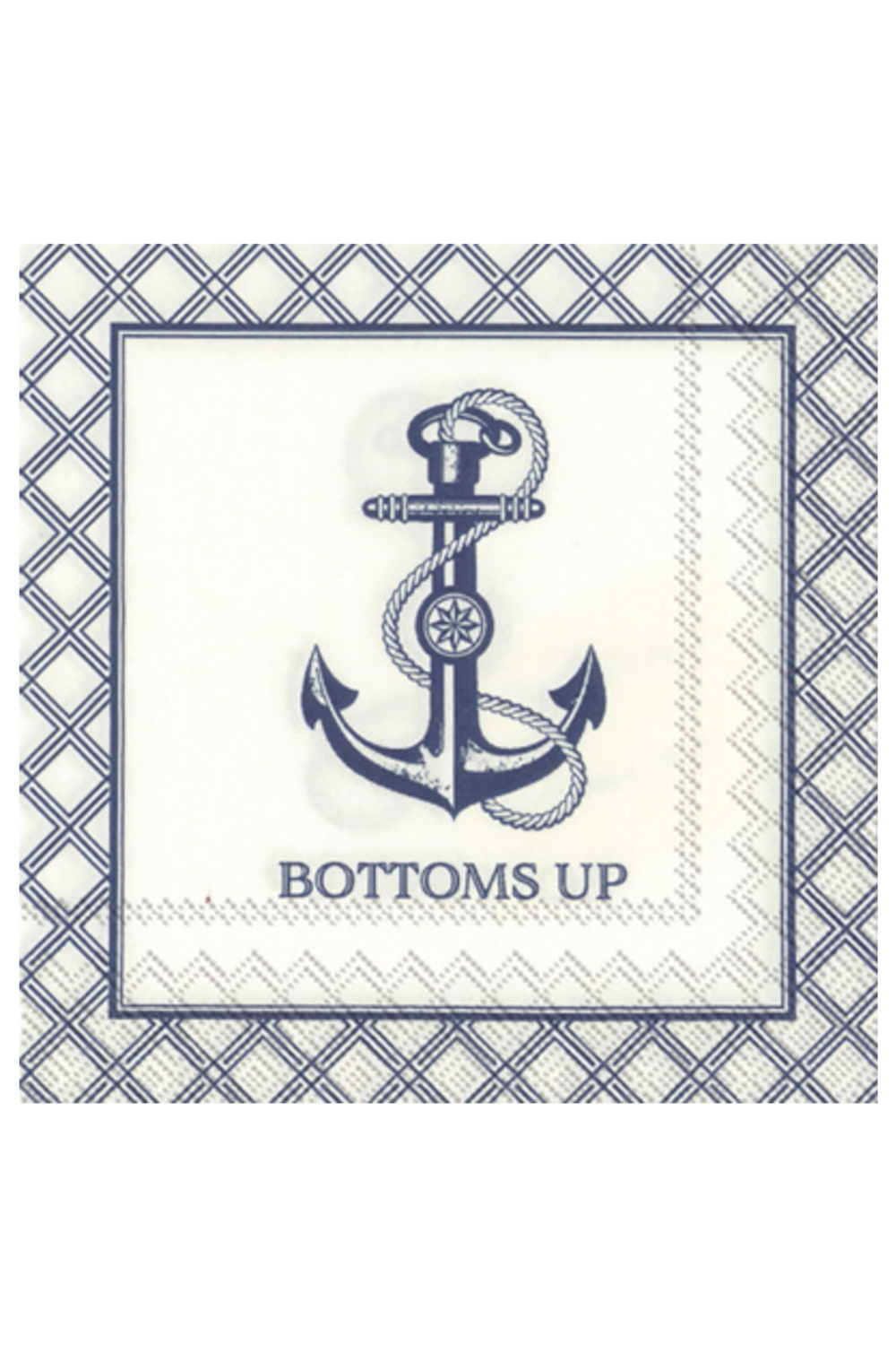 Cocktail Napkin Pack - Bottoms Up Anchor