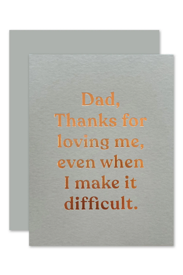 Social Father's Day Greeting Card - Loving Dad