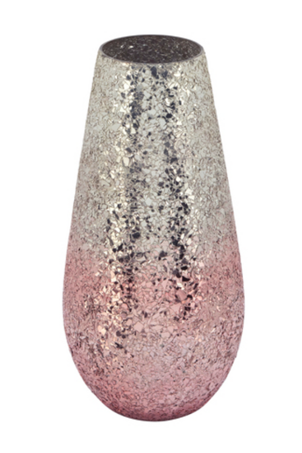 Crackled Vase - Blush