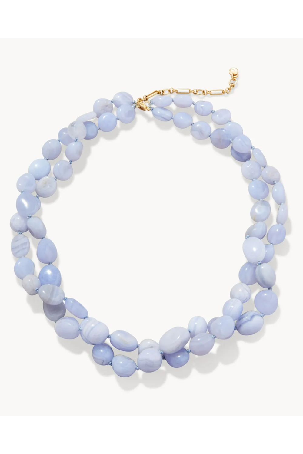 Buff Necklace - Blue Chalcedony