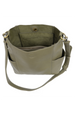 Joy Kayleigh Side Pocket Bucket Bag - Sage
