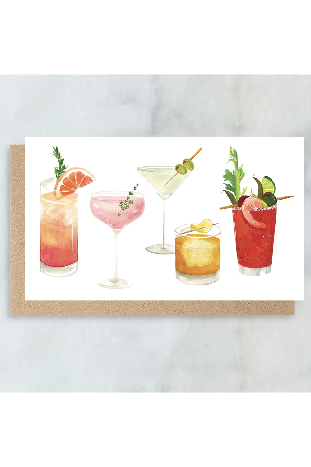 AJD Mini Boxed Card Set - Cocktails