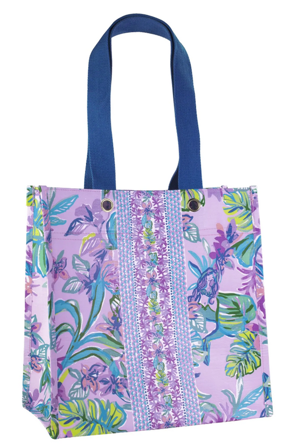 Lilly Pulitzer Market Shopper Tote - Mermaid in the Shade