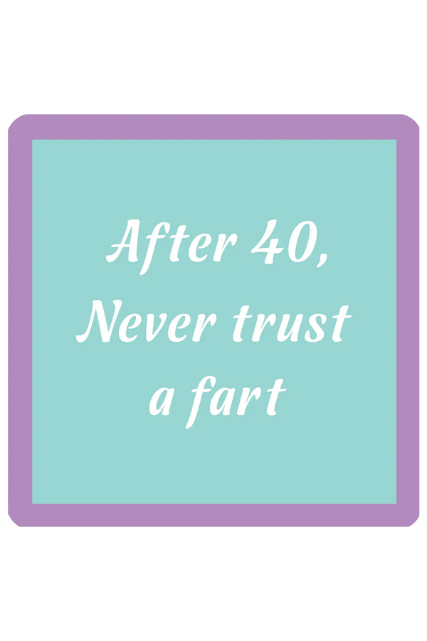 Humor Coaster - Never Trust a Fart