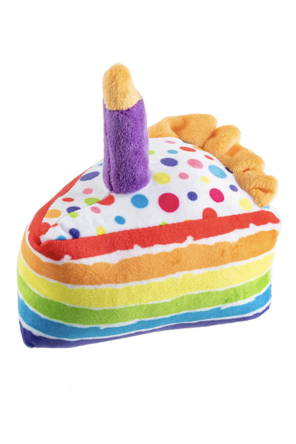 Funny Dog Toy - Birthday Cake Slice