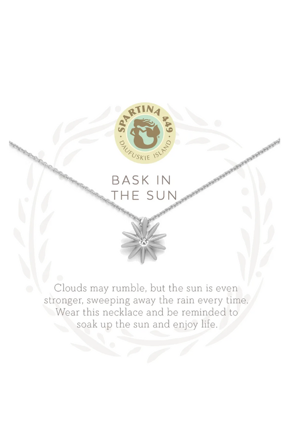 Sea La Vie Necklace - Silver Bask in the Sun