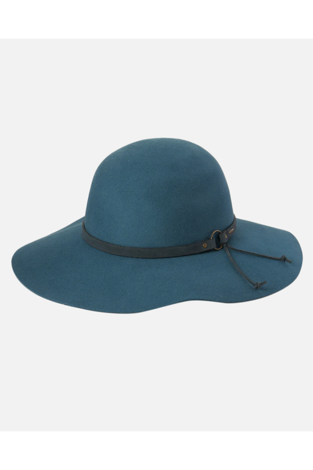 SIDEWALK SALE ITEM - Ladies Wide Brim Hat - Forever After Blue Peacock
