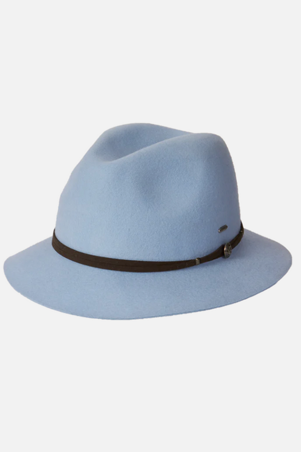 Ladies Mid Brim Hat - Matilda Faded Denim Blue
