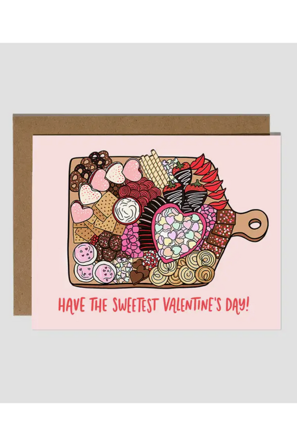 Trendy Valentine's Day Card - Dessert Charcuterie Board