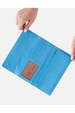 Jill Large Trifold Wallet - Logo Tranquil Blue