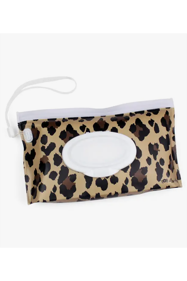 Take + Travel Reusable Wipes Pouch - Leopard