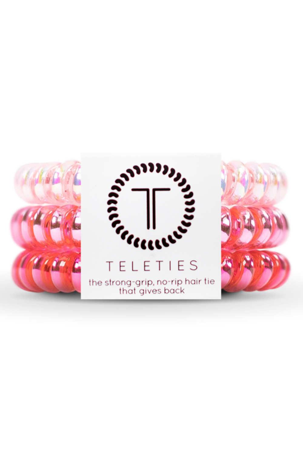 Teleties Hair Ties - Think Pink
