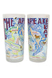 CS Frosted Glass Tumbler Cup - Chesapeake Bay
