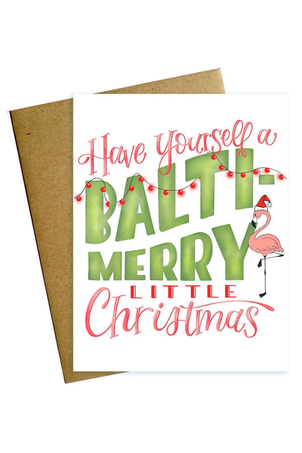 MM Single Holiday Card - Balti-Merry Little Christmas