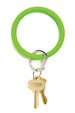 Silicone Big O Key Ring - Solid In The Grass