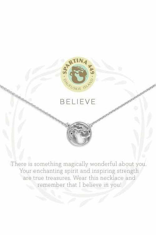 Sea La Vie Necklace - Silver Believe Mermaid