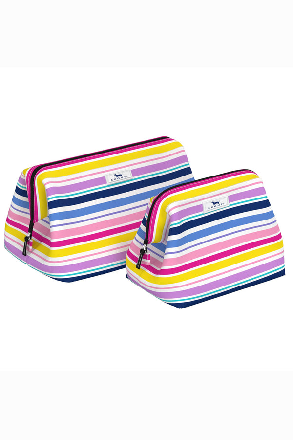 Big Mouth Cosmetic Bag - "Stripe a Pose" SP26
