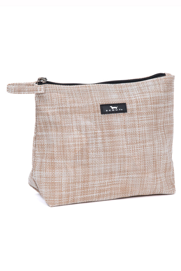 Go Getter Cosmetic Bag - "Sand Woven" SUM26