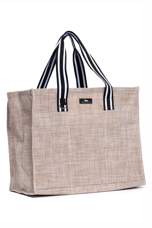 Extended Stay Tote - "Sand Woven" SUM26