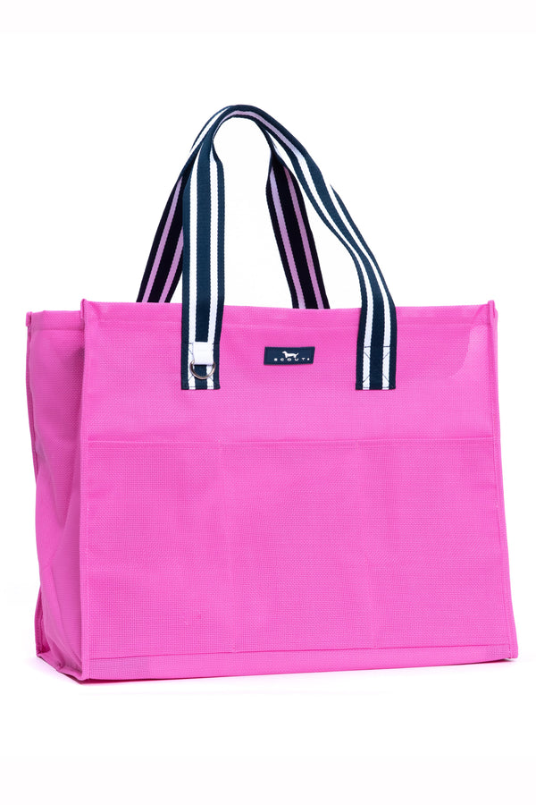 Extended Stay Tote - "Red Violet Woven" SUM26