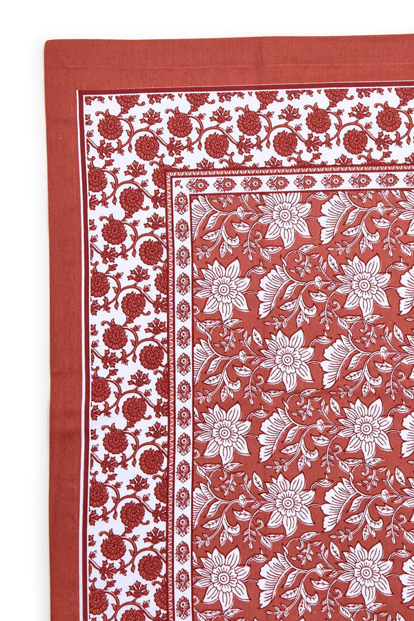 Block Print Botanica Tablecloth