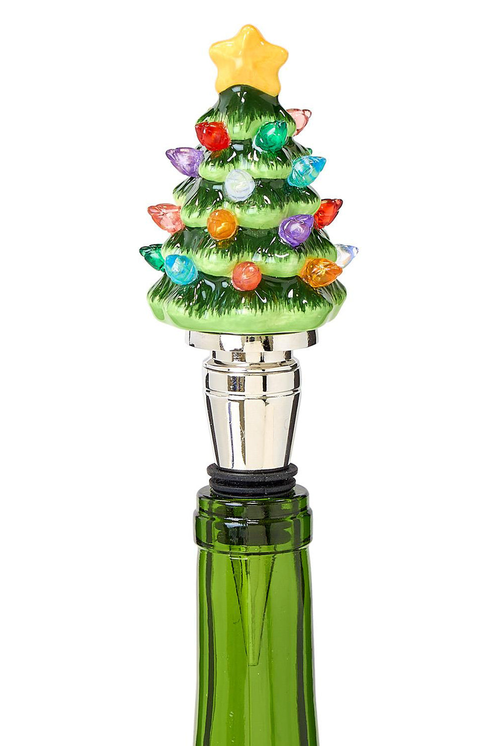 Light Up Tree Bottle Topper