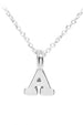 Plata Initial Necklace - Silver