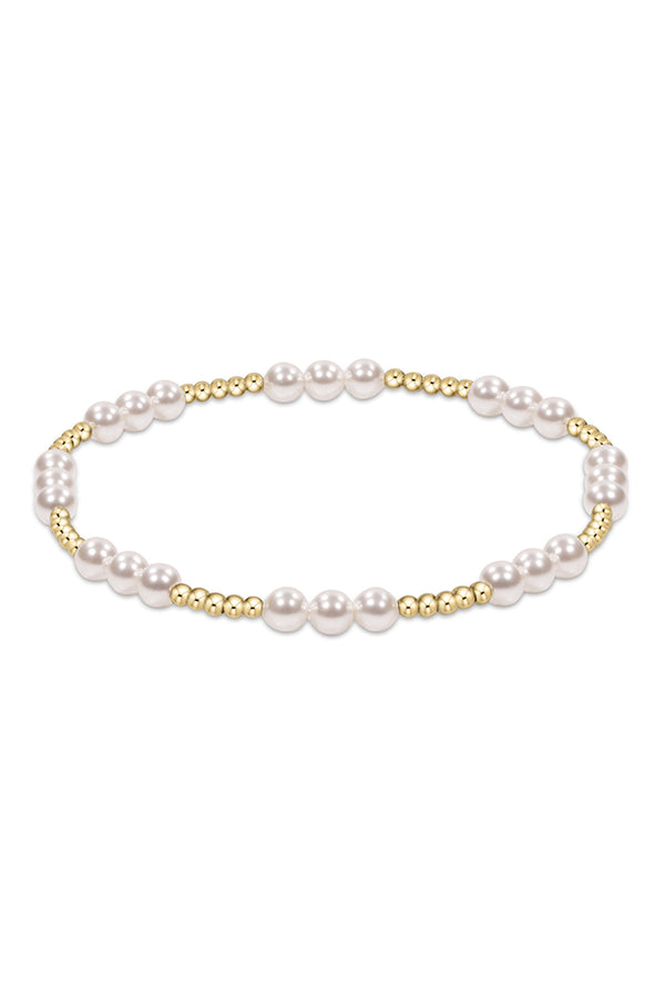 EN Classic Joy Pattern Bracelet - Pearl