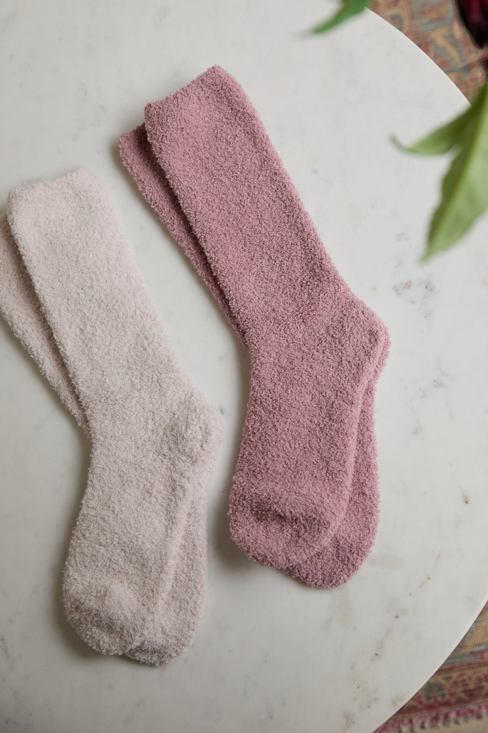 CozyChic Set 2 Socks - Teaberry