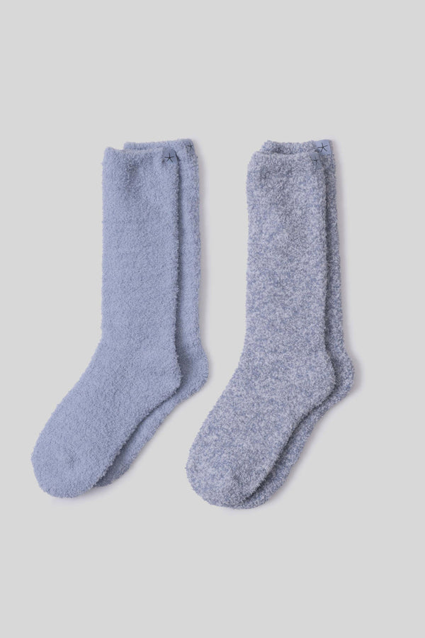 CozyChic Set 2 Socks - Snow Drop