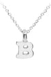 Plata Initial Necklace - Silver