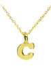 Plata Initial Necklace - Gold