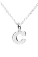 Plata Initial Necklace - Silver