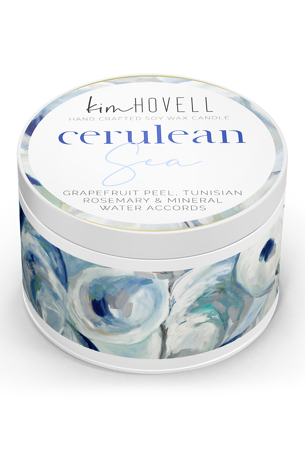 Kim Hovell + Annapolis Mini Tin Candle - Cerulean Sea