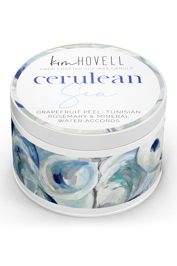 Kim Hovell + Annapolis Mini Tin Candle - Cerulean Sea