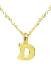 Plata Initial Necklace - Gold