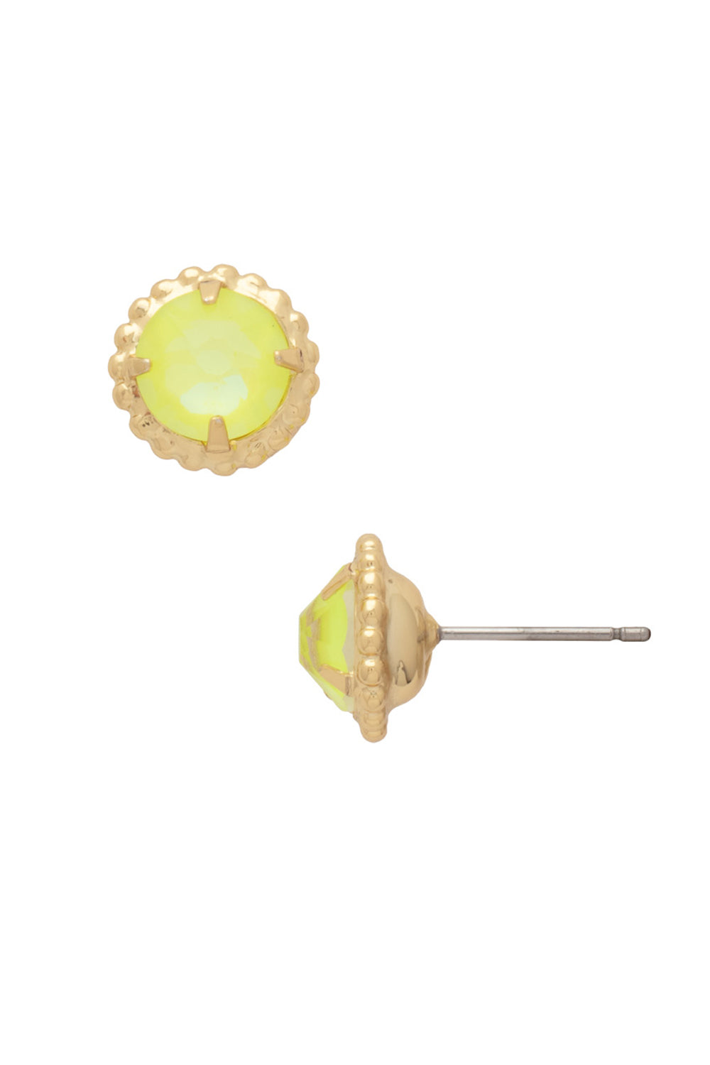 Simplicity Stud Earring - Electric Yellow