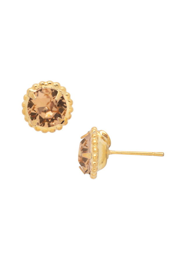 Simplicity Stud Earring - Maple Syrup