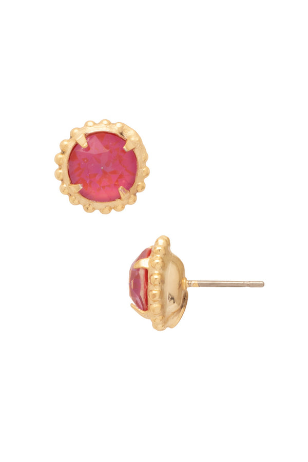 Simplicity Stud Earring - Red Carpet