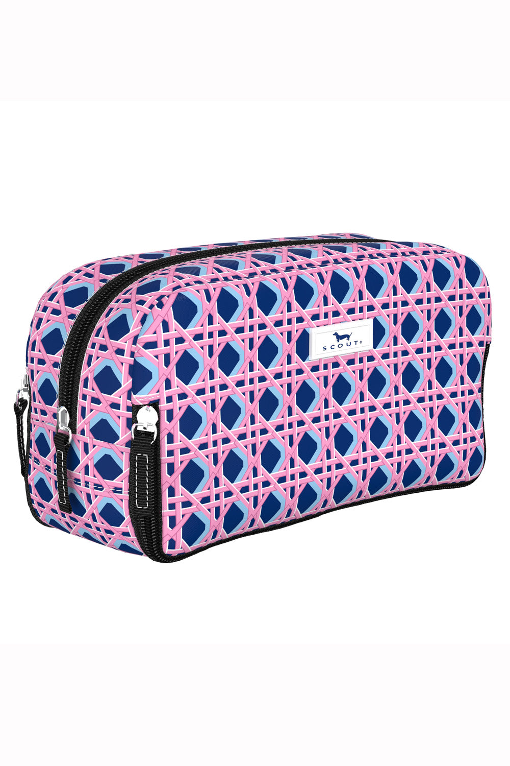 3 Way Cosmetic Bag - "Wisteria Cane" F26