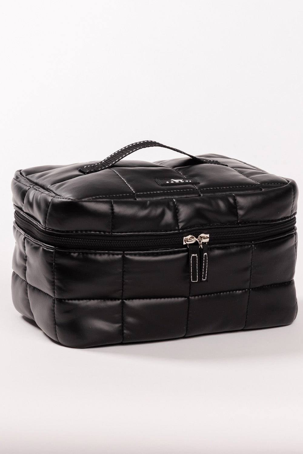 All Aboard Train Case - "Quilted Black Box" F26