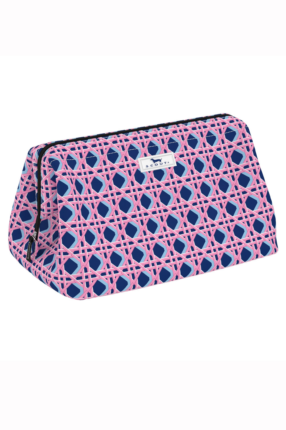 Big Mouth Cosmetic Bag - "Wisteria Cane" F26