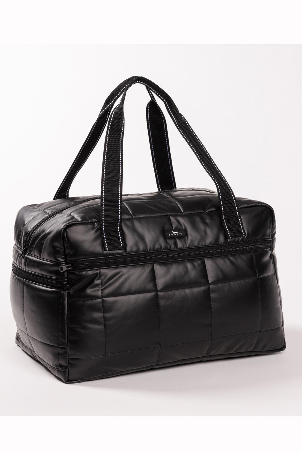 First Class Duffle Tote - "Quilted Black Box" F26