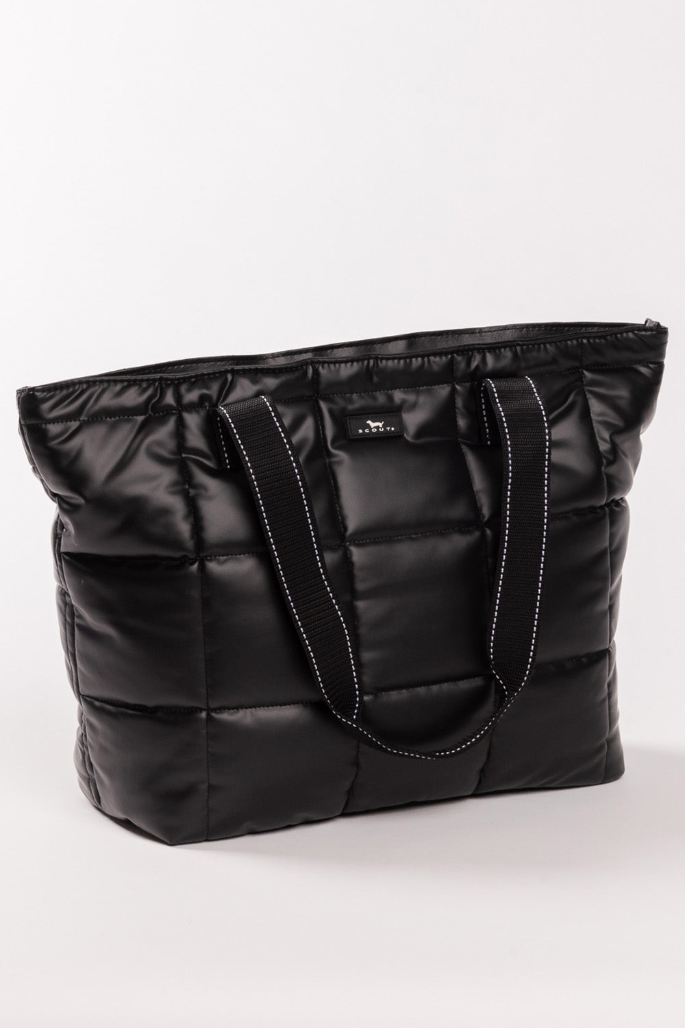 Layover Tote - "Quilted Black Box" F26