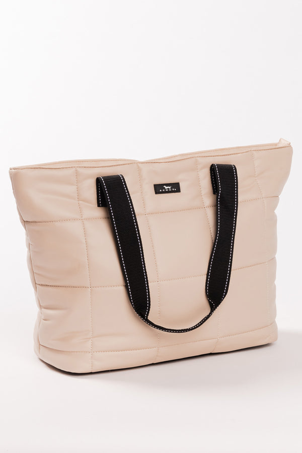 Layover Tote - "Quilted Putty" F26